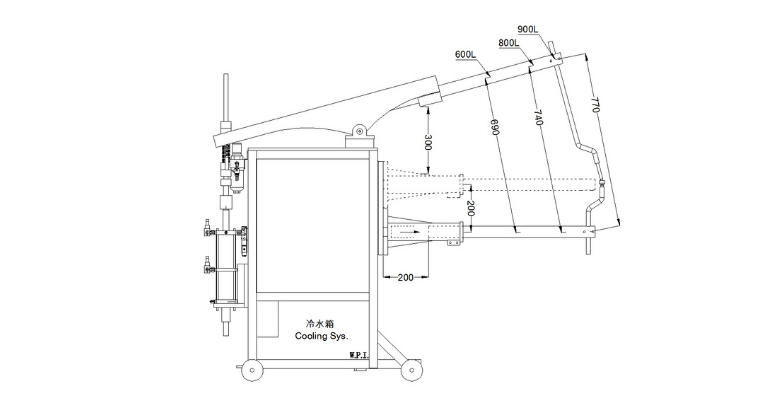 Pneumatic Rocker Arm Spot Welder